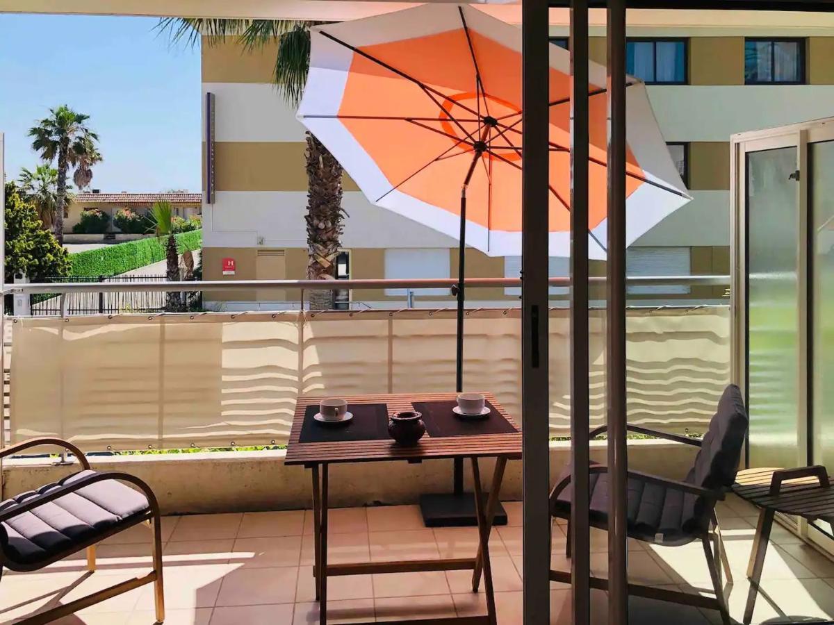 Cote D'Azur Joli Studio 50M Plage, Climatisation , Parking. Villeneuve-Loubet Exterior foto